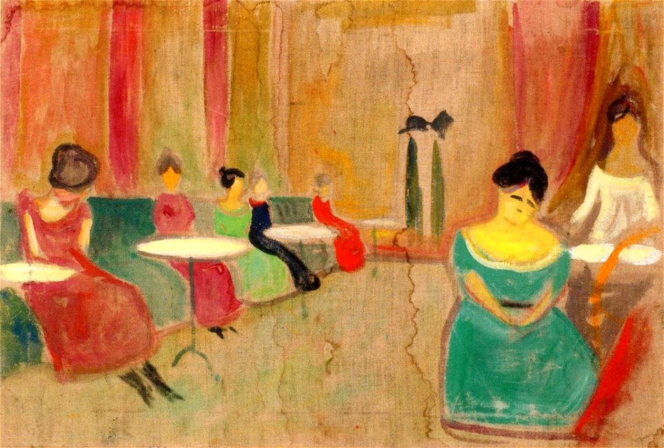 Edvard Munch - Brothel Scene