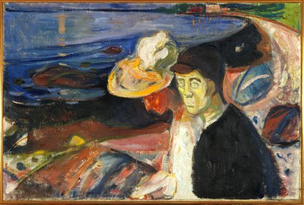 Edvard Munch - Man and Woman on the Beach - MM.M.00442 - Munch Museum
