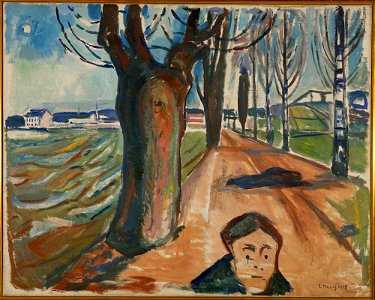 Edvard Munch - Murder on the Road - MM.M.00268 - Munch Museum