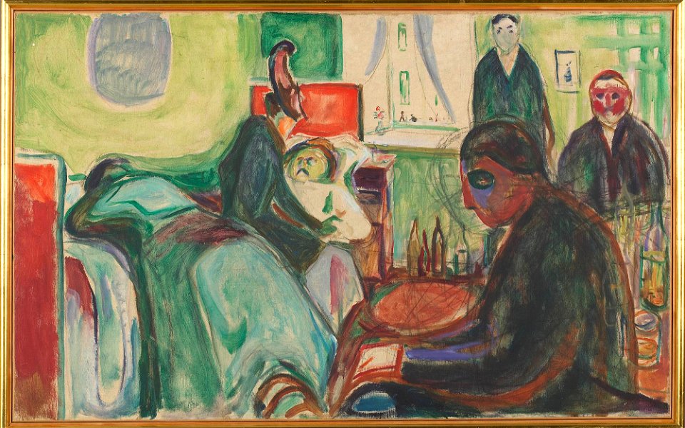 Edvard Munch - The Death of the Bohemian - MM.M.00528 - Munch Museum