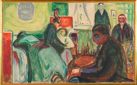 Edvard Munch - The Death of the Bohemian - MM.M.00528 - Munch Museum