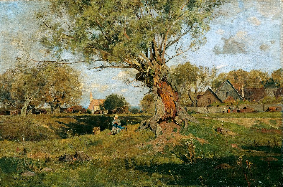 Eduard Zetsche - Motiv bei Lichtenwörth - 1717 - Österreichische Galerie Belvedere