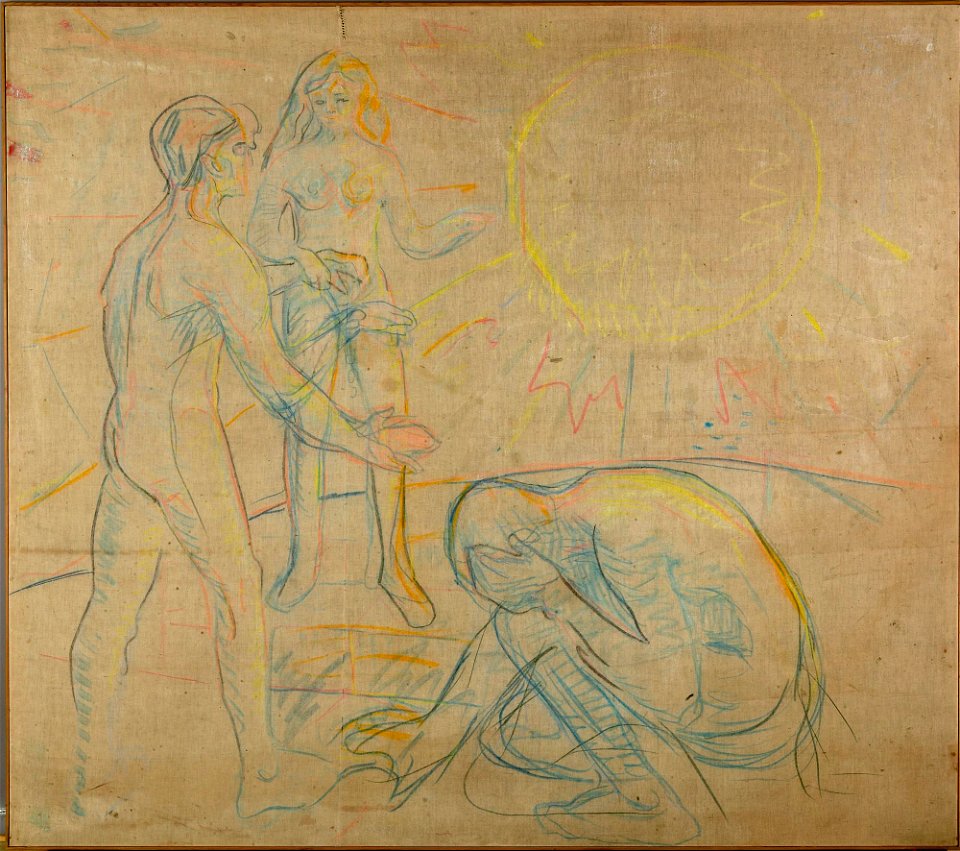Edvard Munch - People in Sunlight - MM.M.00943 - Munch Museum