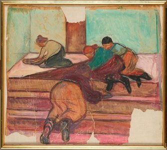 Edvard Munch - Charwomen on the Stairs - MM.M.01069 - Munch Museum