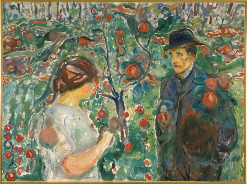 Edvard Munch - Beneath the Red Apples - MM.M.00017 - Munch Museum