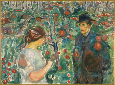 Edvard Munch - Beneath the Red Apples - MM.M.00017 - Munch Museum