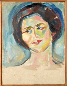 Edvard Munch - Portrait of Model - MM.M.00398 - Munch Museum