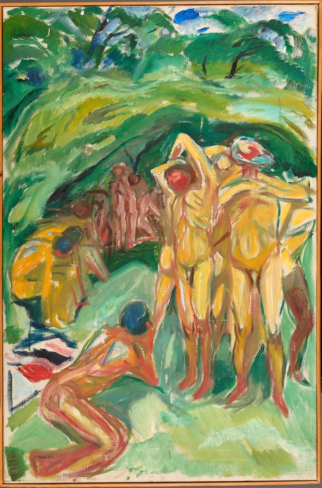 Edvard Munch - Naked Men in the Woods - MM.M.00863 - Munch Museum
