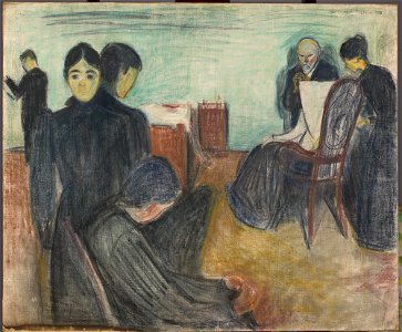 Edvard Munch - Death in the Sickroom - MM.M.00214 - Munch Museum