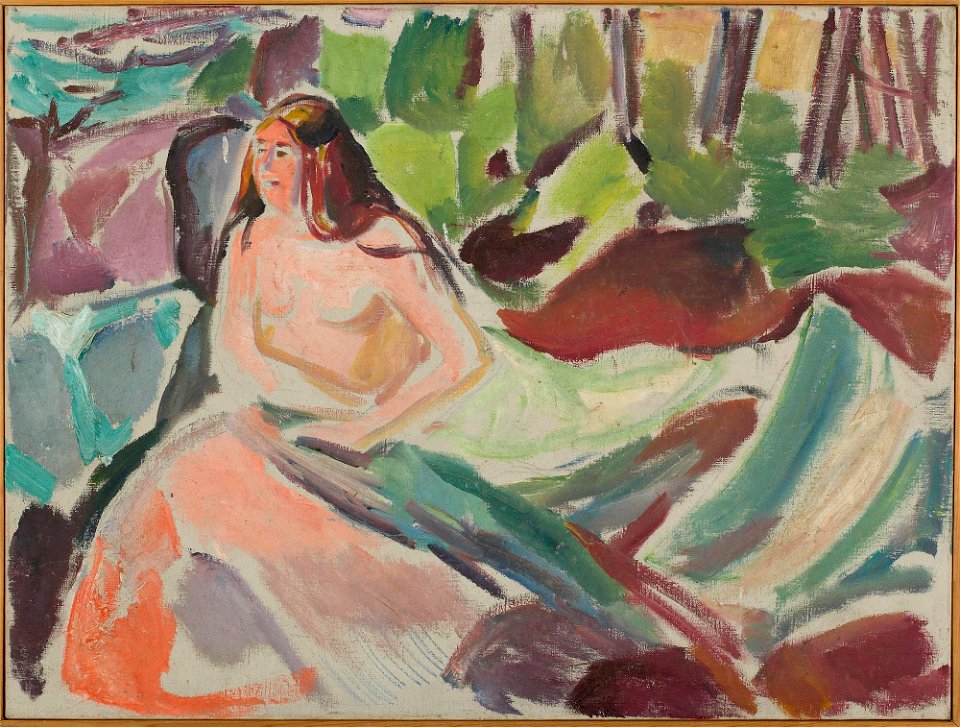 Edvard Munch - Nude in the Forest - MM.M.00605 - Munch Museum