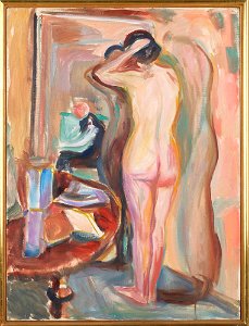 Edvard Munch - Nude in Front of the Mirror - MM.M.00110 - Munch Museum