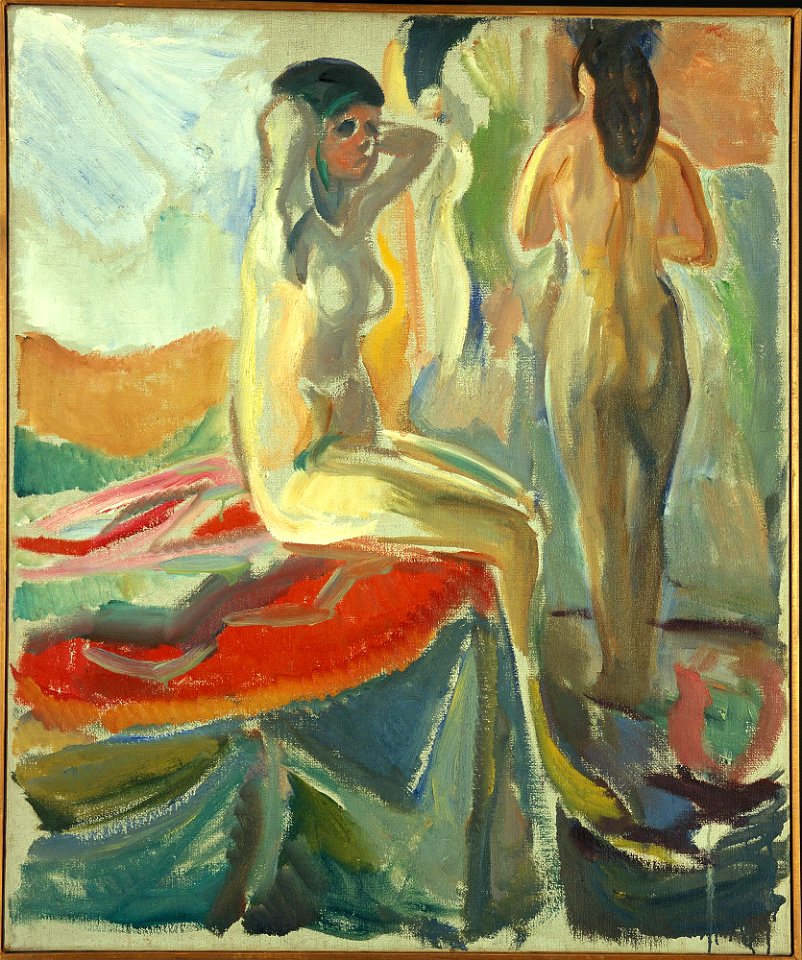 Edvard Munch - Female Nudes, Seated and Standing - MM.M.00200 - Munch Museum