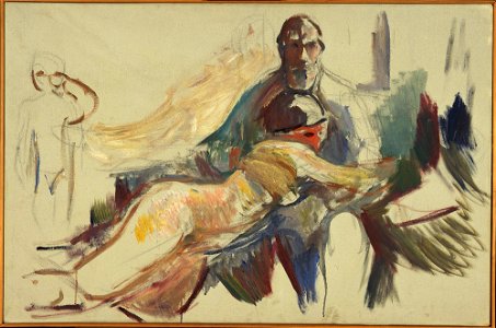 Edvard Munch - Old Man with Naked Woman on His Lap - MM.M.00289 - Munch Museum