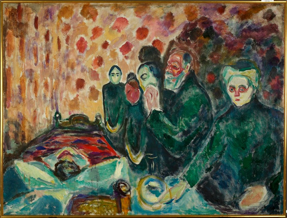 Edvard Munch - Death Struggle - MM.M.00002 - Munch Museum