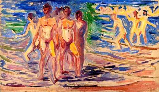 Edvard Munch - Bathing Men