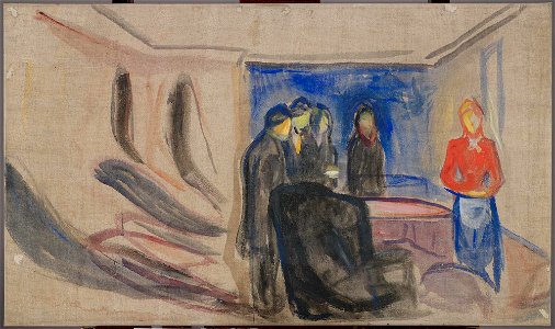 Edvard Munch - Set Design for Henrik Ibsen’s Ghosts - MM.M.00983 - Munch Museum