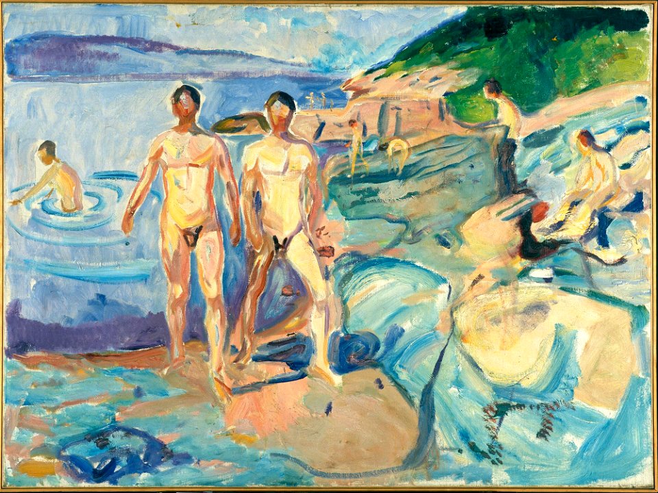 Edvard Munch - Bathing Men - MM.M.00412 - Munch Museum