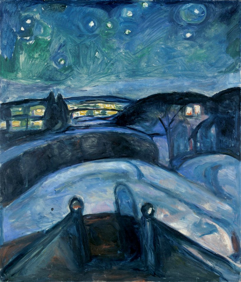 Edvard Munch - Starry Night - MM.M.00009 - Munch Museum