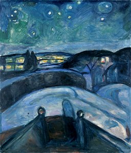 Edvard Munch - Starry Night - MM.M.00009 - Munch Museum