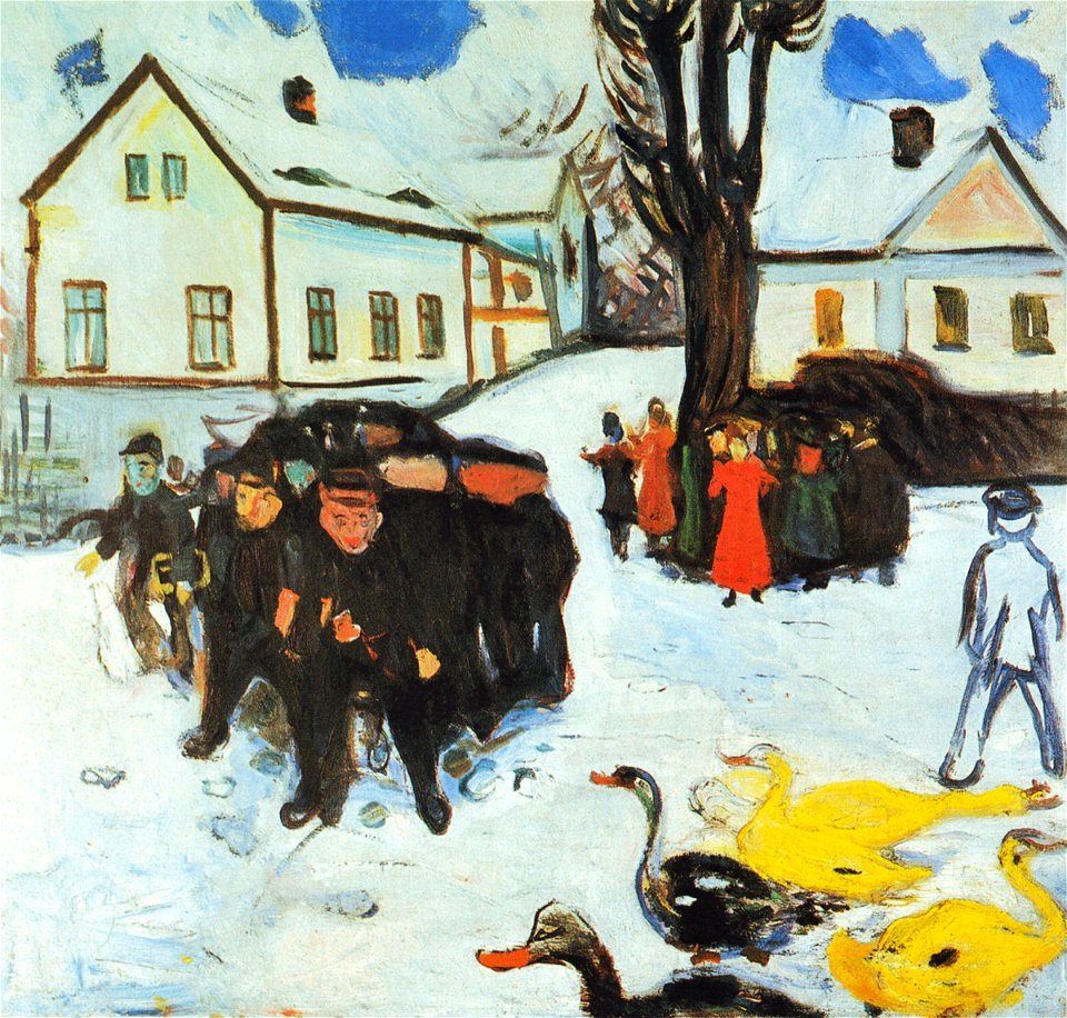 Edvard Munch - The Village Street