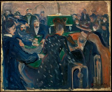 Edvard Munch - Gamblers in Monte Carlo - MM.M.00266 - Munch Museum