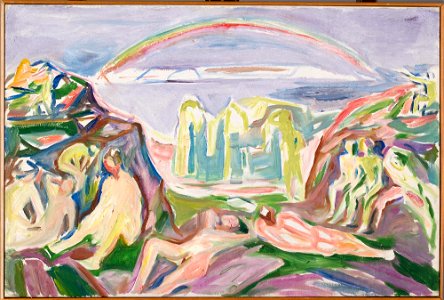 Edvard Munch - The Rainbow - MM.M.00764 - Munch Museum. Free illustration for personal and commercial use.
