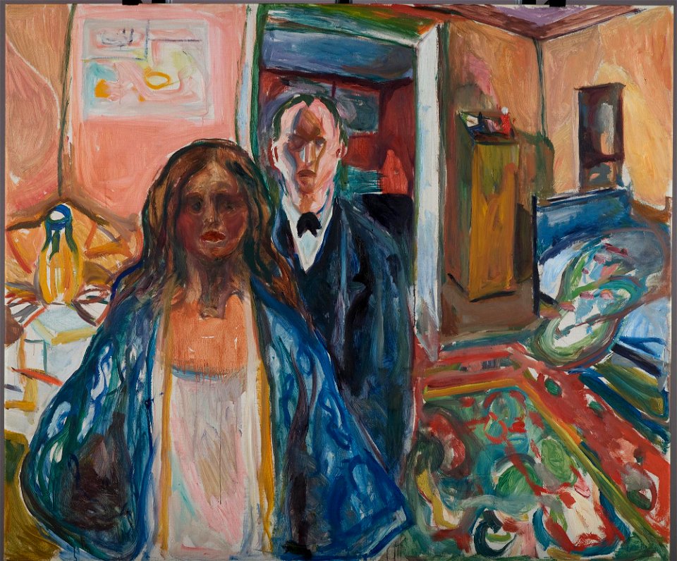 Edvard Munch - The Artist and His Model - MM.M.00075 - Munch Museum