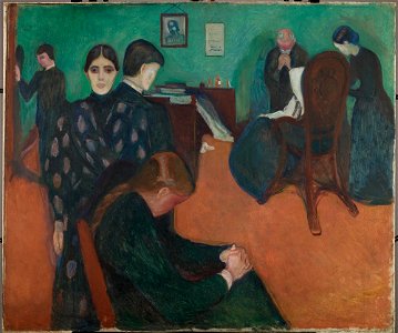 Edvard Munch - Death in the Sickroom - MM.M.00418 - Munch Museum