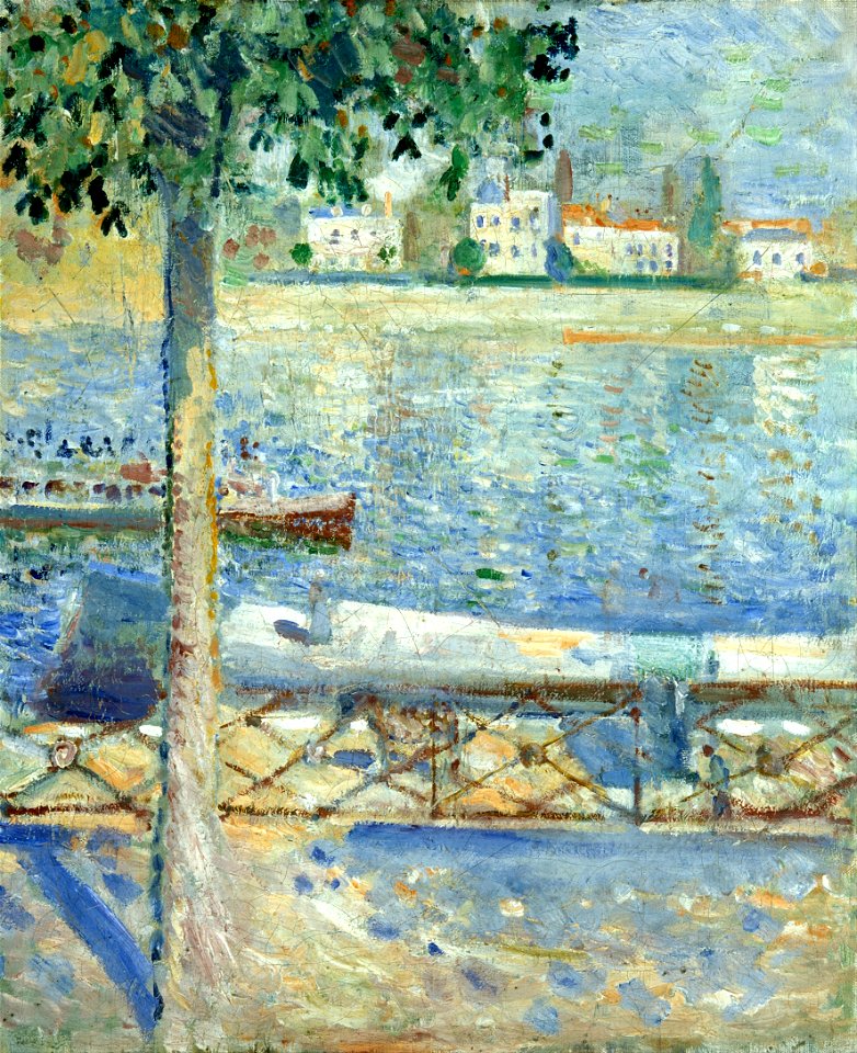 Edvard Munch - The Seine at Saint-Cloud - Google Art Project