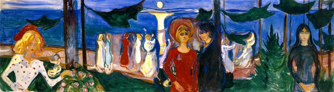 Edvard Munch - Dance on the Beach