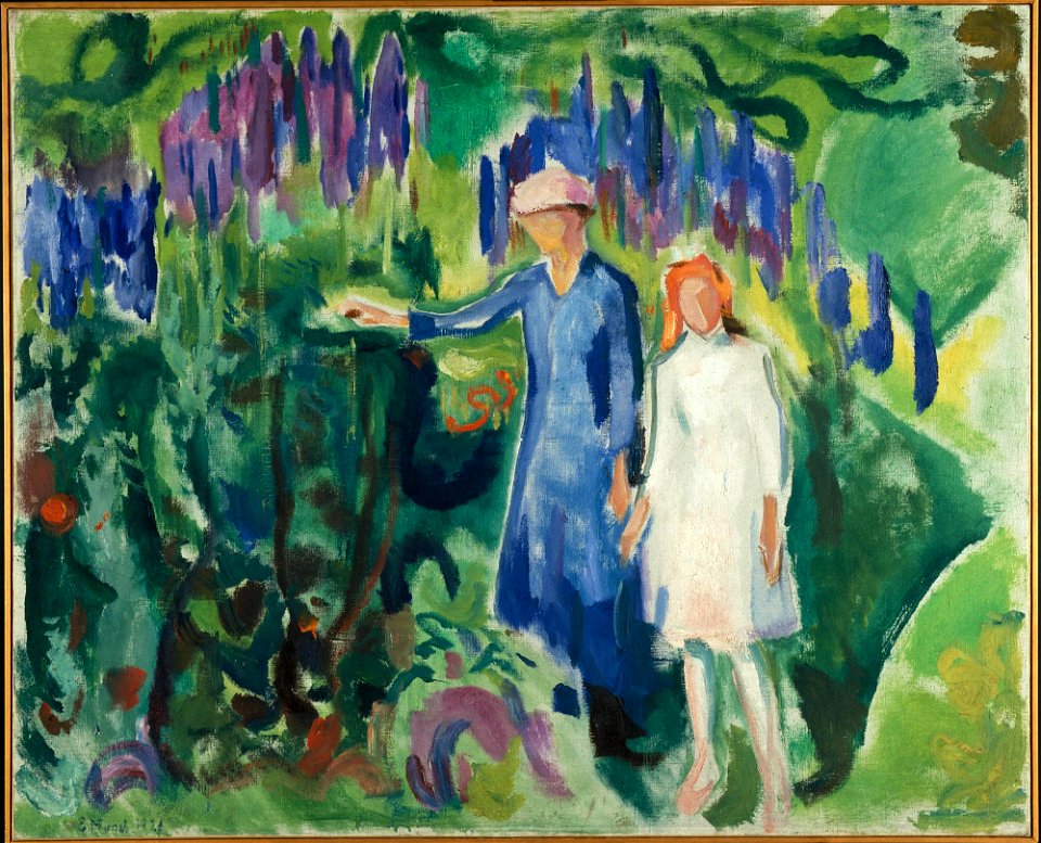 Edvard Munch - Mother and Daughter in the Garden - MM.M.00693 - Munch Museum