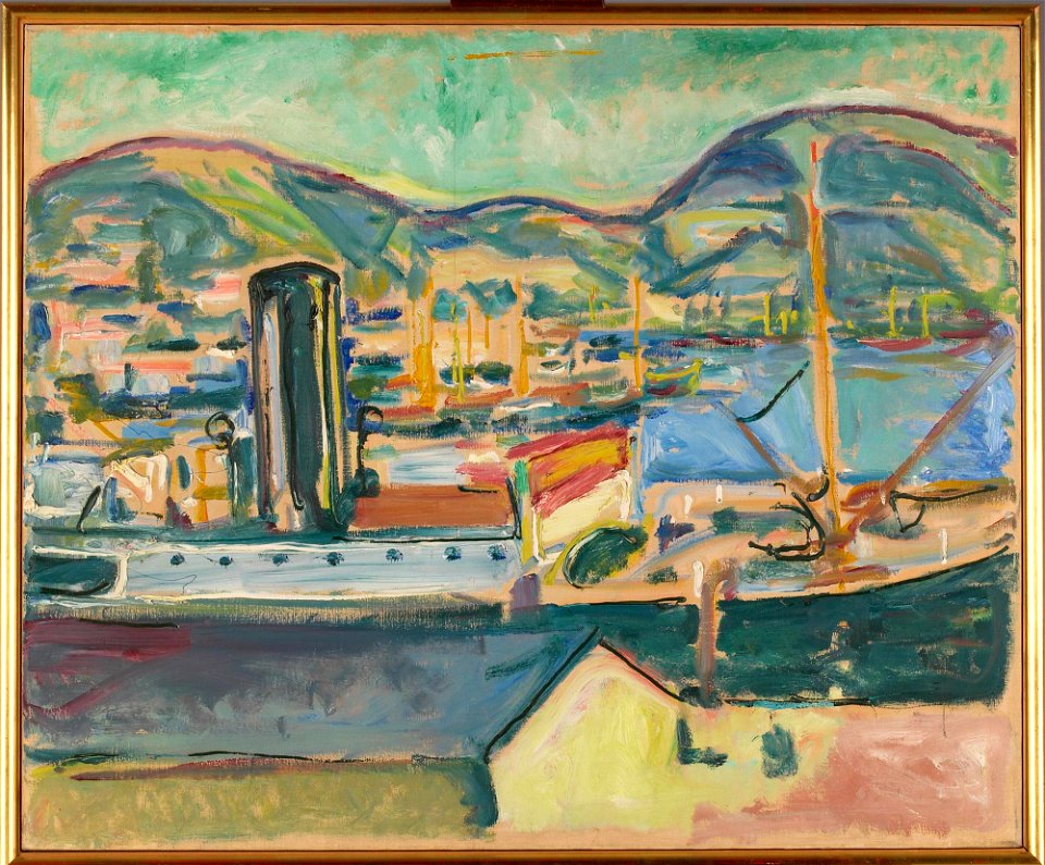 Edvard Munch - Bergen Harbour - MM.M.00177 - Munch Museum