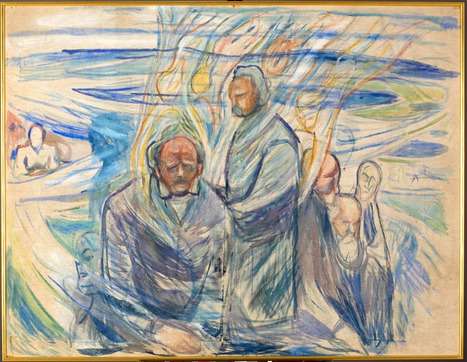 Edvard Munch - Geniuses, Ibsen, Nietzsche and Sokrates - MM.M.00917 - Munch Museum