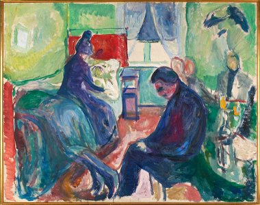 Edvard Munch - The Death of the Bohemian - MM.M.00360 - Munch Museum
