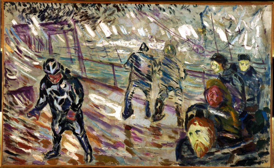 Edvard Munch - Ship’s Deck in Storm - MM.M.00394 - Munch Museum