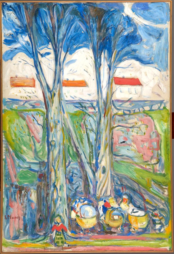 Edvard Munch - Prams under High Trees - MM.M.00410 - Munch Museum