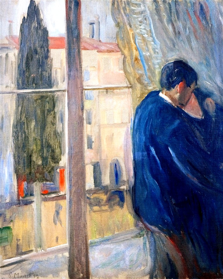 Edvard Munch - Kiss (1892)