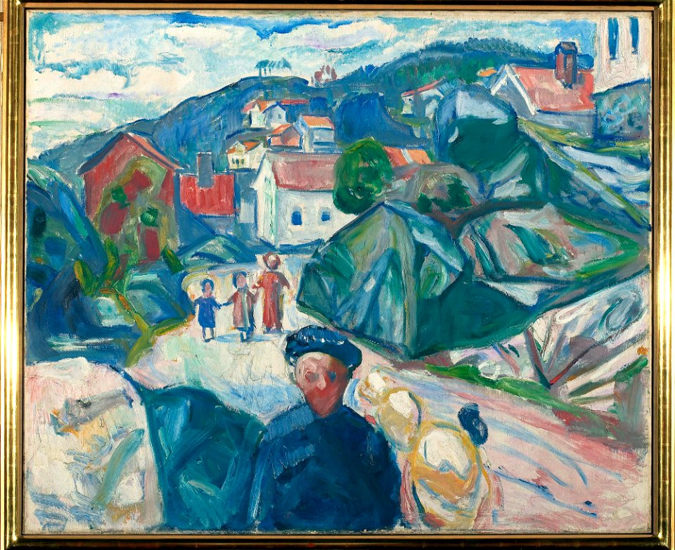 Edvard Munch - Street in Kragerø - MM.M.00557 - Munch Museum