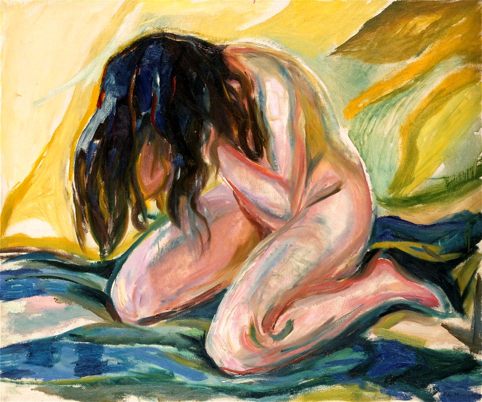 Edvard Munch - Kneeling Female Nude - BF.1969.1 - Museum of Fine Arts, Houston