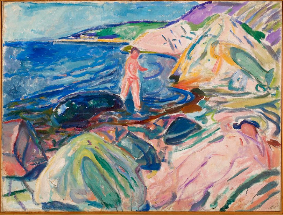 Edvard Munch - Sunbathing - MM.M.00176 - Munch Museum