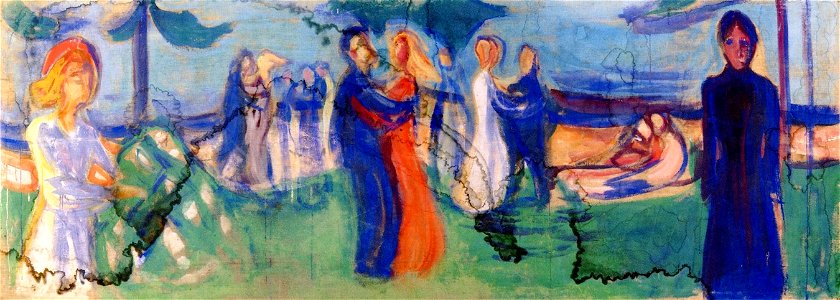 Edvard Munch - Dance by the Sea