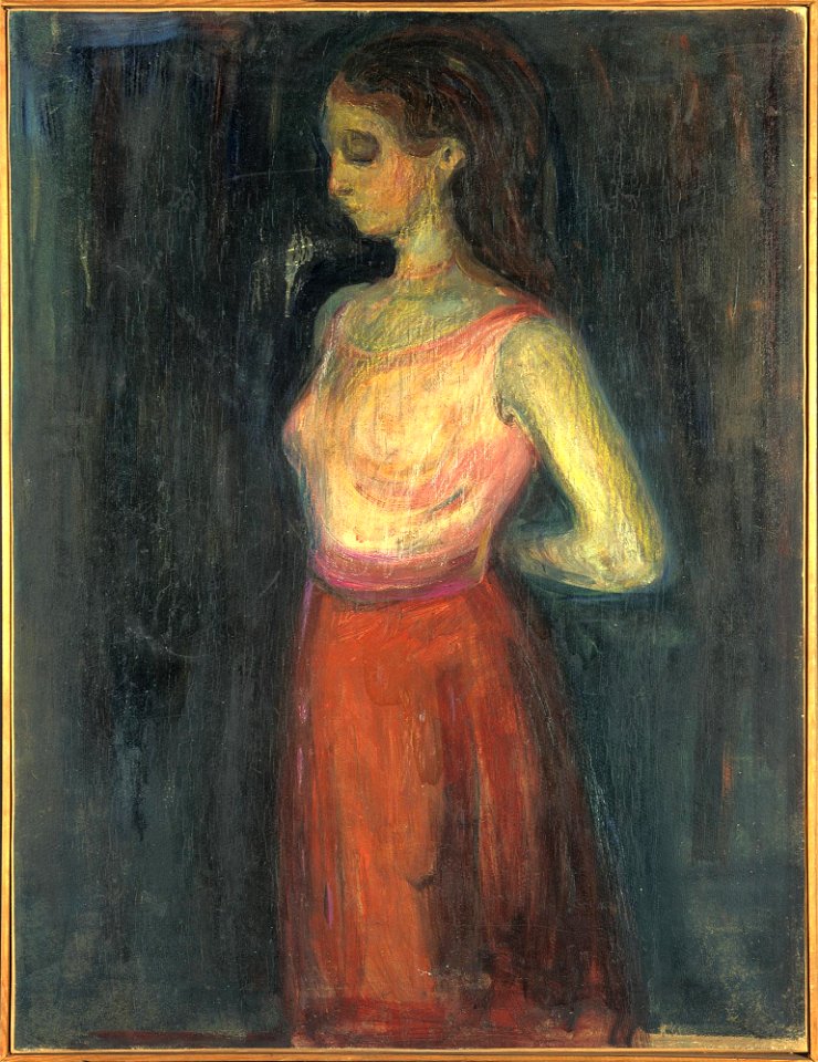 Edvard Munch - Study of a Model - MM.M.00470 - Munch Museum
