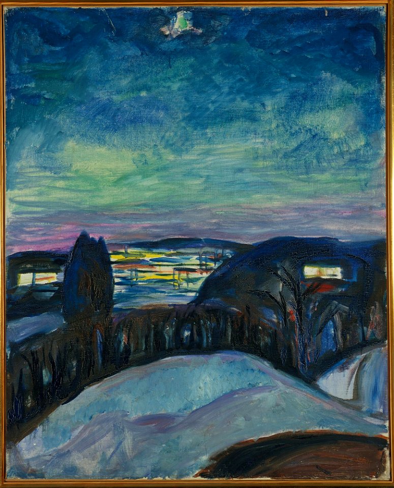 Edvard Munch - Starry Night - MM.M.00187 - Munch Museum