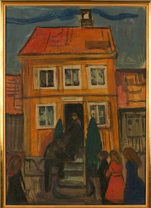 Edvard Munch - The Coffin Is Carried Out - MM.M.00489 - Munch Museum