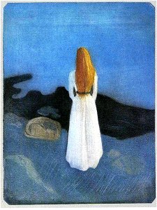 Edvard Munch - Girl at the Beach