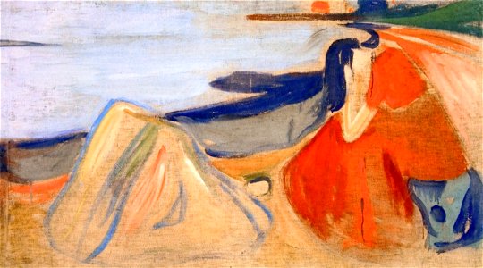 Edvard Munch - Melancholy (The Reinhardt Frieze)
