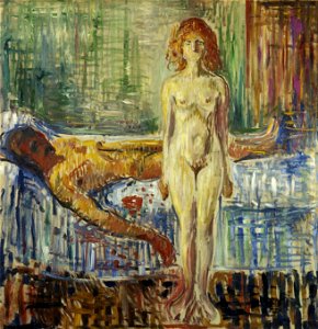 Edvard Munch - The Death of Marat II - Google Art Project. Free illustration for personal and commercial use.
