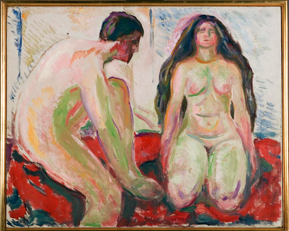 Edvard Munch - Naked Man and Woman - MM.M.00056 - Munch Museum