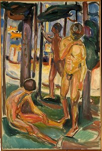 Edvard Munch - Naked Men in Landscape - MM.M.00856 - Munch Museum