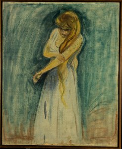 Edvard Munch - Model Scratching her Arm - MM.M.00338 - Munch Museum